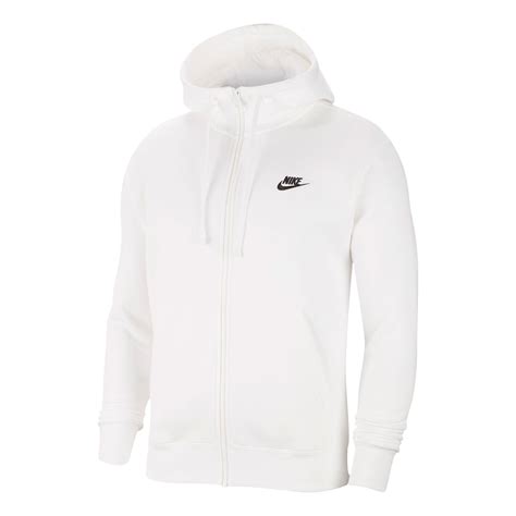 nike fleece jacke herren weiß|Nike Sportswear Club Fleece.